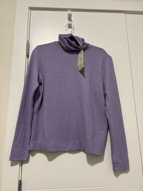 Alpine Design Lavender Cowl Neck Sweater